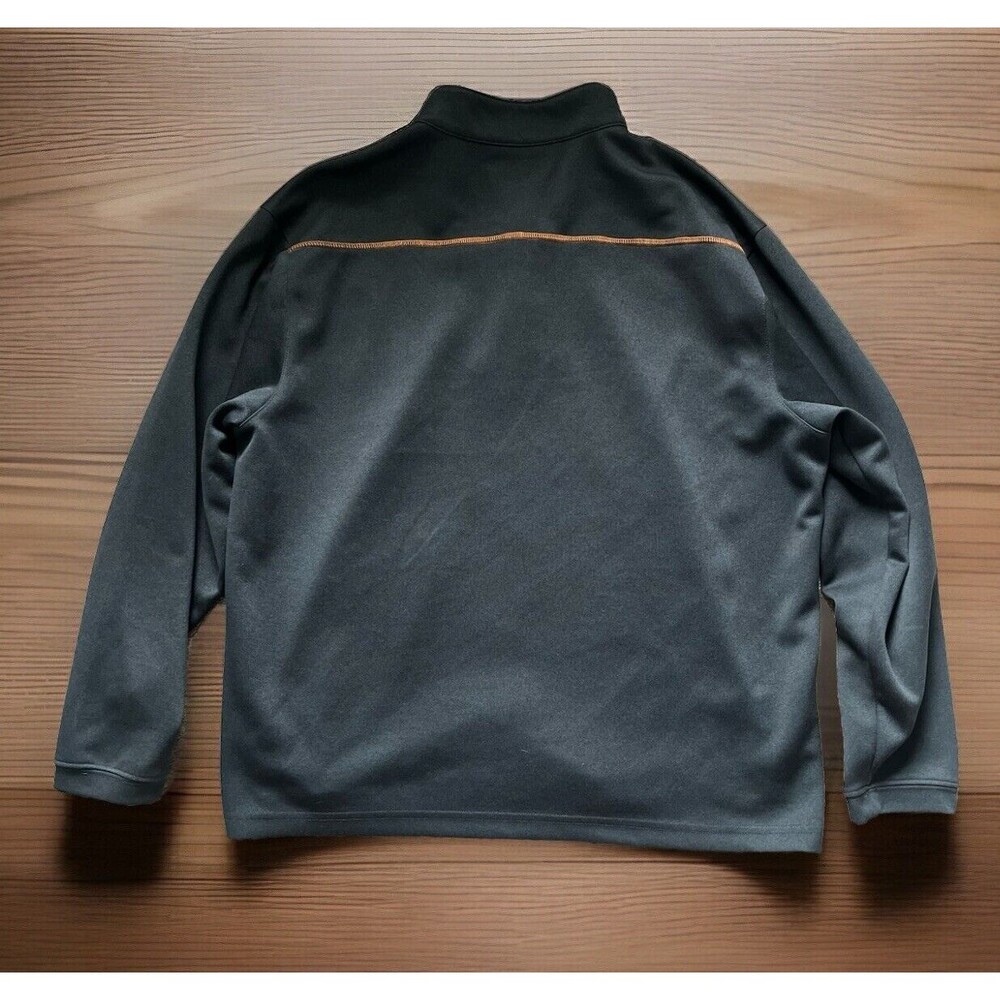 Pebble Beach Men's Gray Performance quarter zip Golf pullover- size XL - Picture 4 of 5